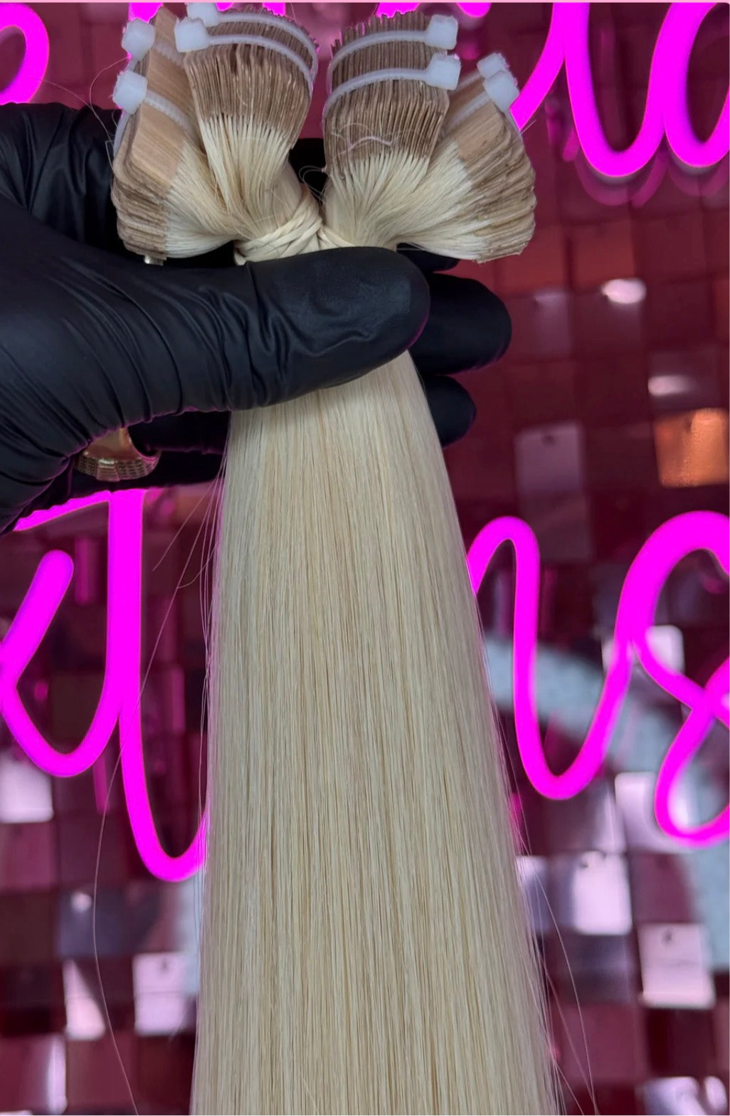 613 human hair tape in extensions
