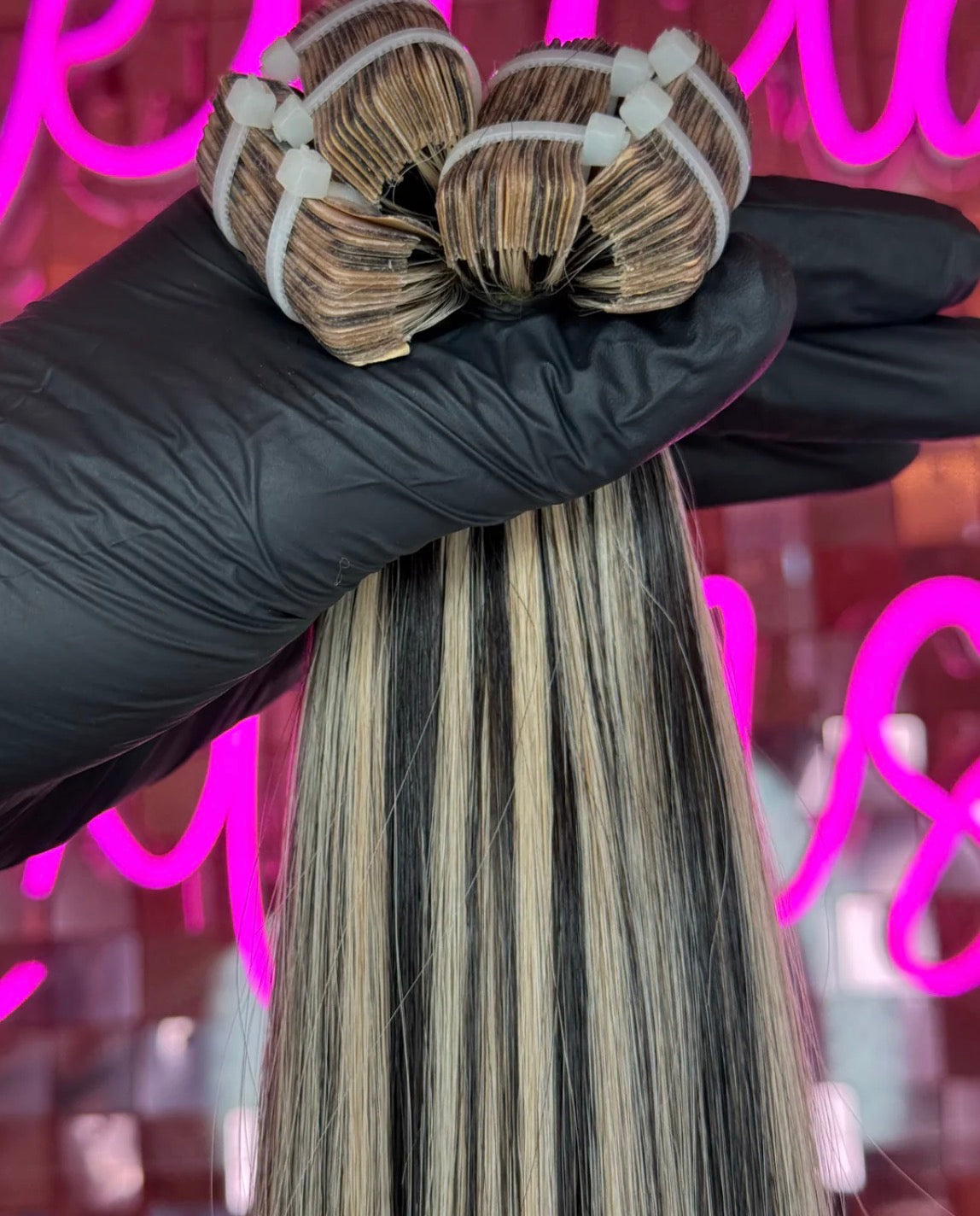 highlight human hair tape in extensions 28” only