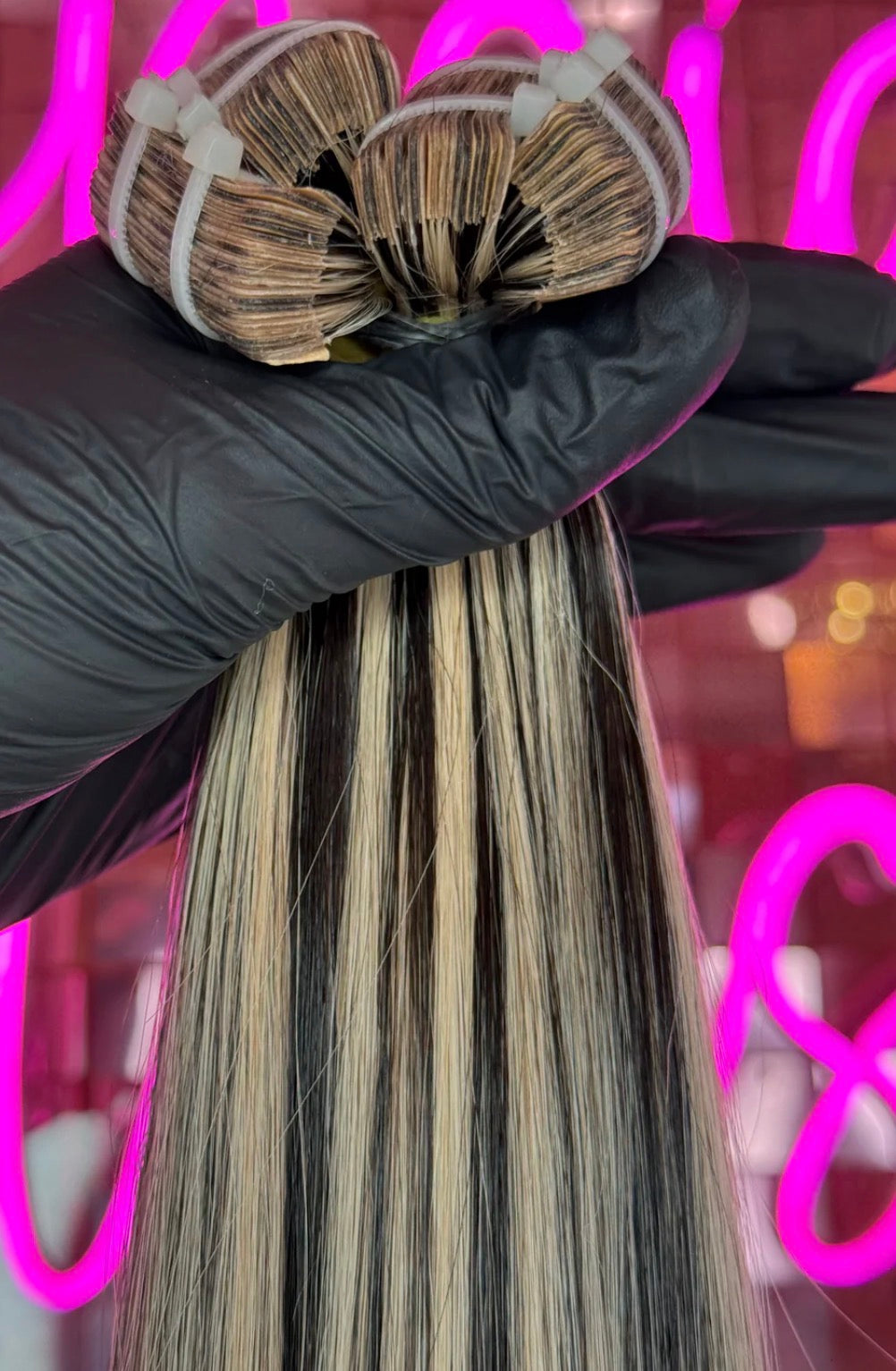 highlight human hair tape in extensions 28” only