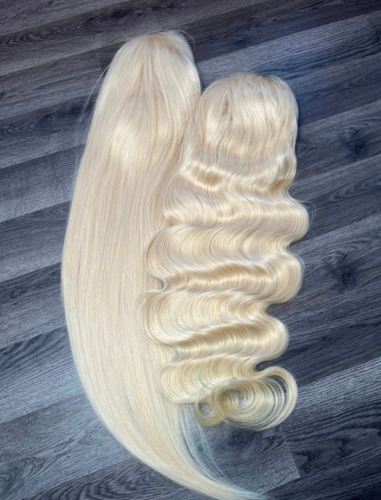 613 straight human hair wig