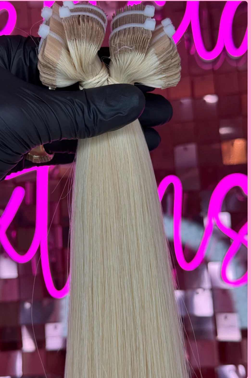 613 human hair tape in extensions