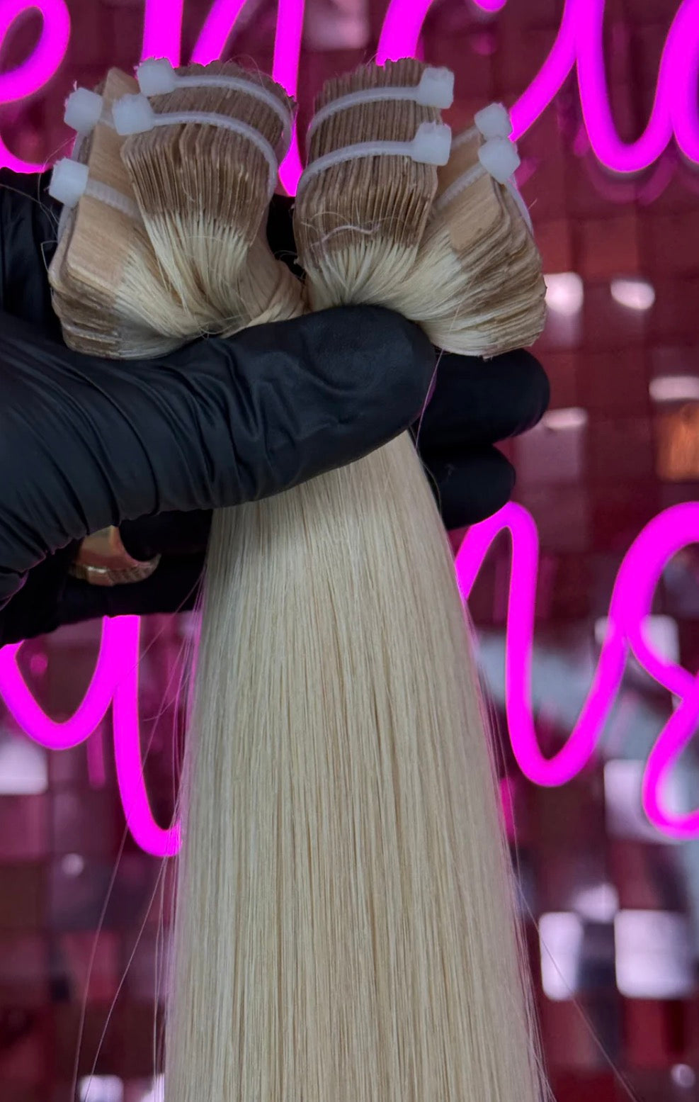 613 human hair tape in extensions