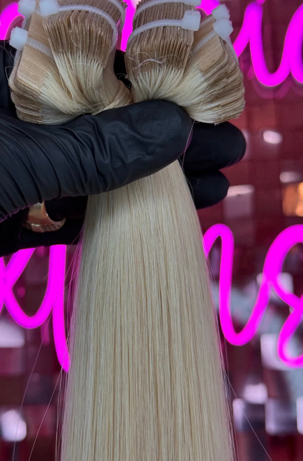 613 human hair tape in extensions